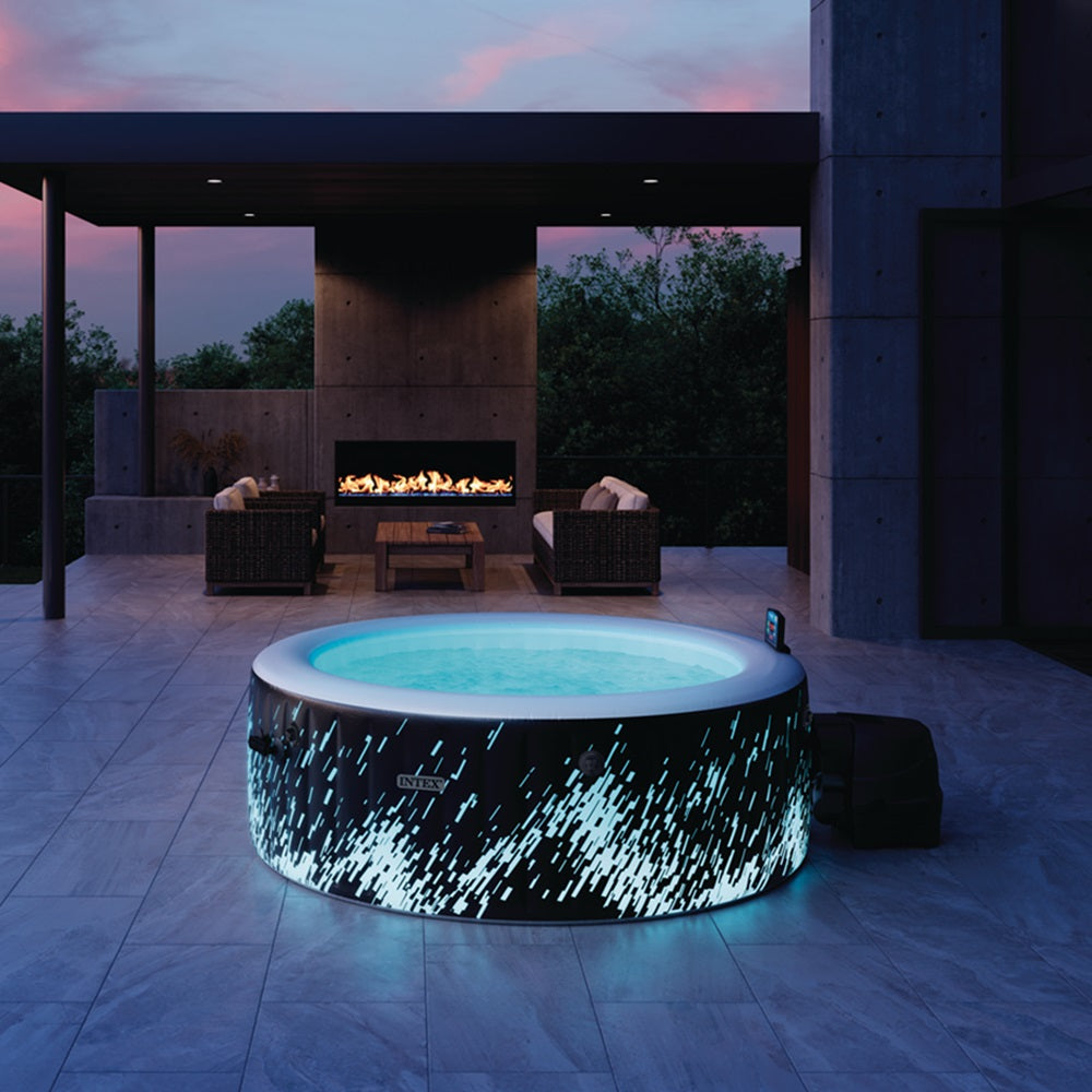 Whirlpool der im Dunkeln leuchtet