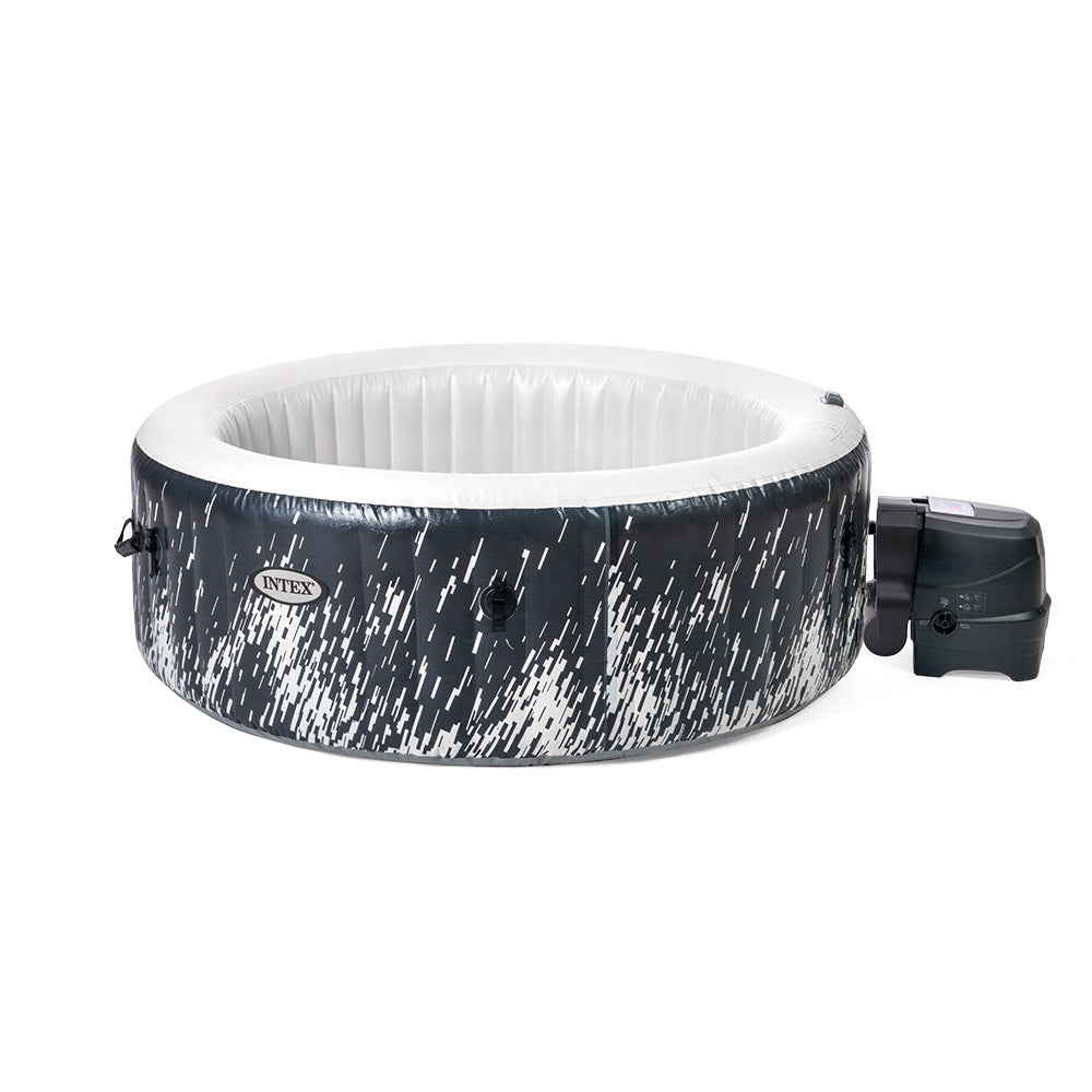 Whirlpool Glow Deluxe, rund, mit mehrfarbiger LED-Beleuchtung, für 4 Personen