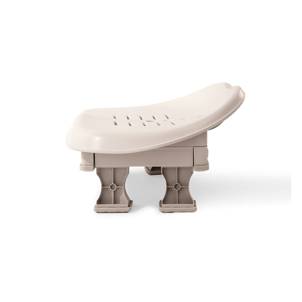 Rutschfester Kunststoffsitz, höhenverstellbar, 47 x 36 x 22 cm