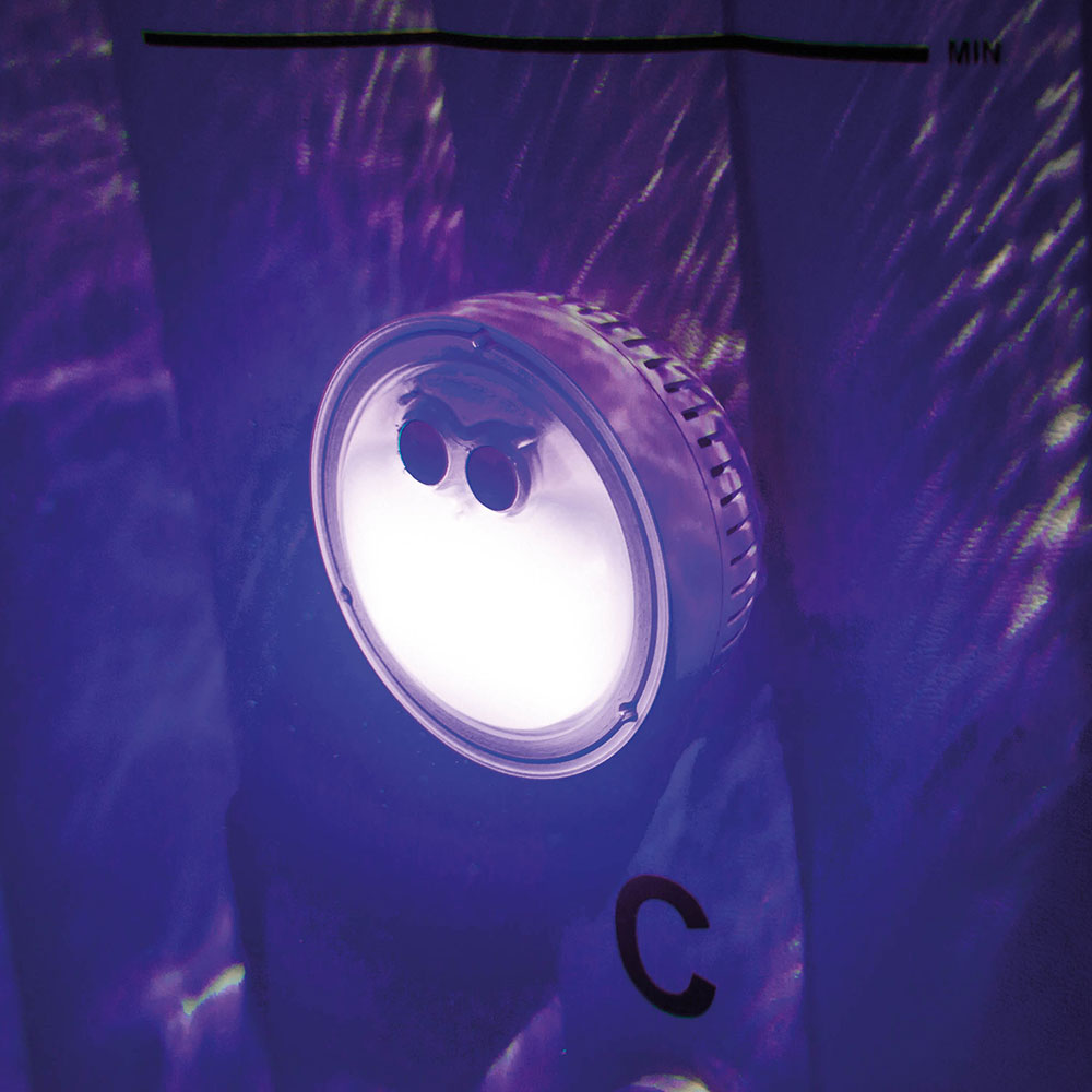 LED Licht für Whirlpools, batteriebetrieben, 5 Farben, 2 Modi