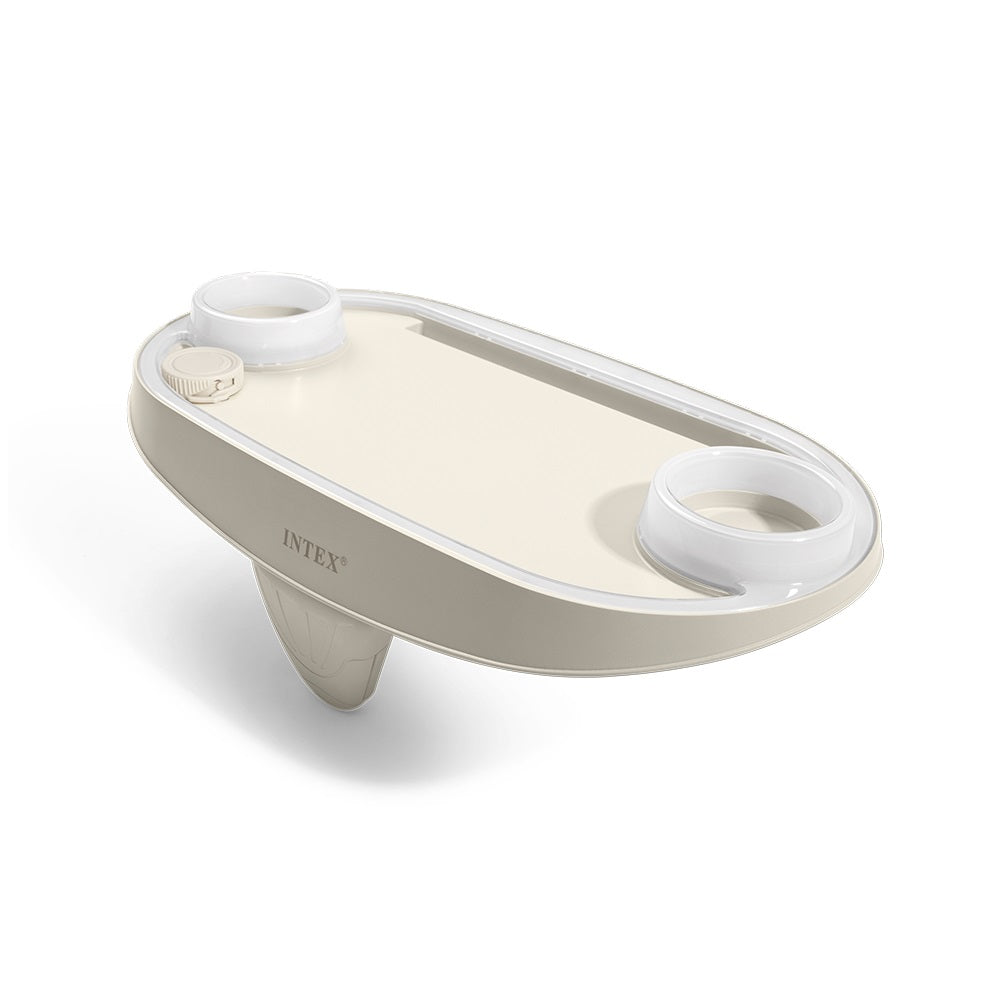 Ablage für Whirlpools, mit LED-Licht, Handy-Halterung und Getränkehalter, 45 x 26 x 16 cm