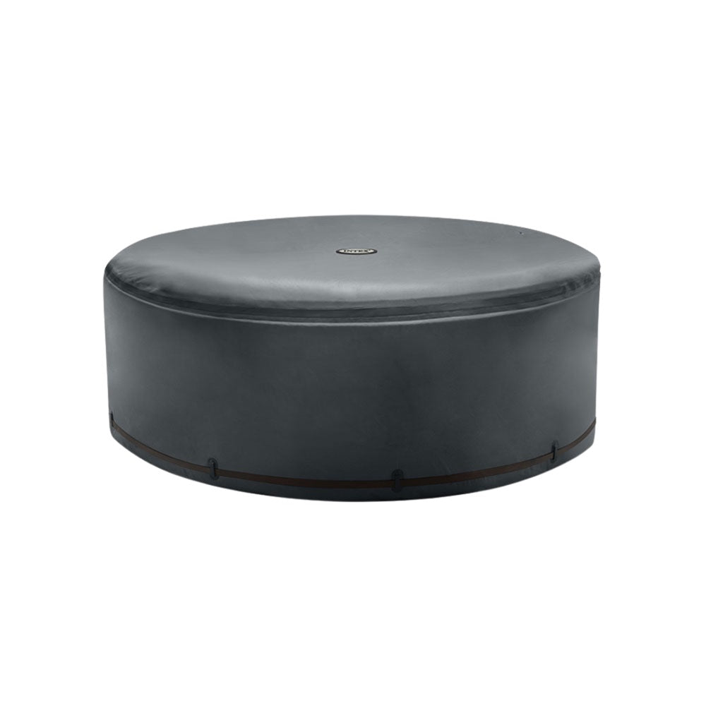 schwarze Abdeckung für runde Whirlpools
