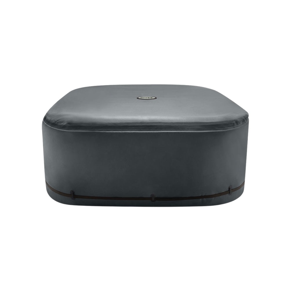 schwarze Abdeckung für eckige Whirlpools