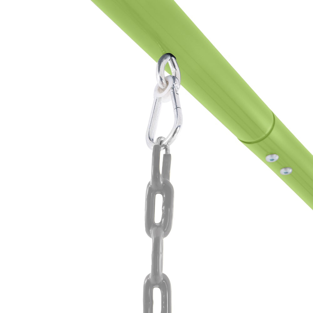 2-in-1 Spielgerät mit 2 verschiedenen Schaukelmodellen