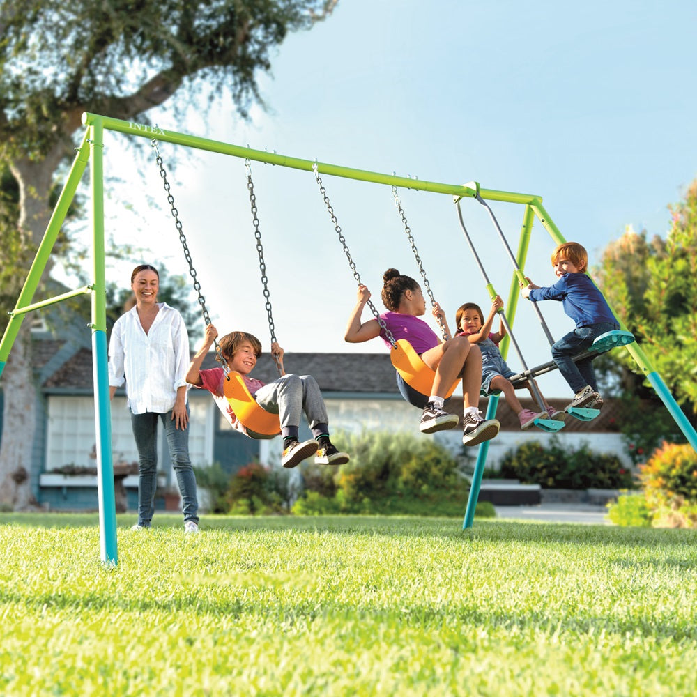 Spielgerät mit 3 Funktionen, 2 verschiedene Schaukelmodelle