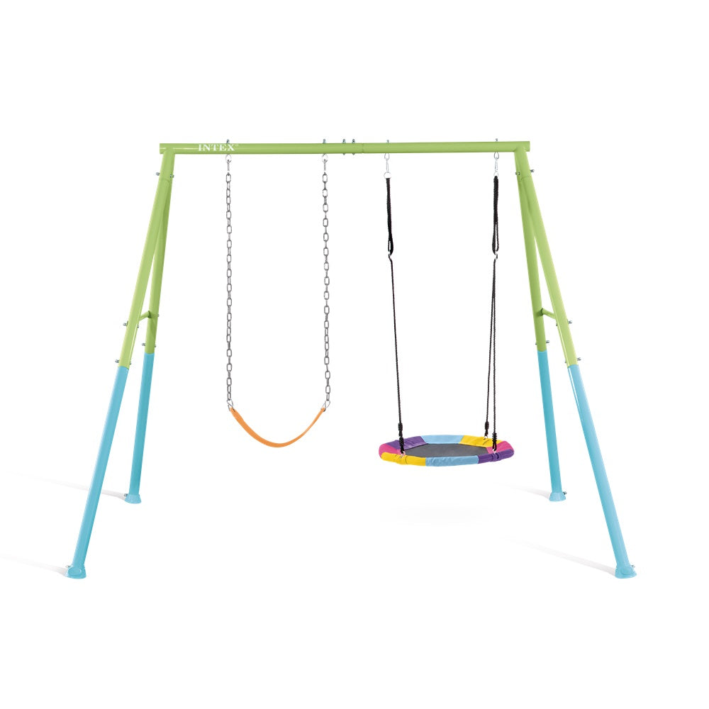 Spielgerät mit 2 Funktionen, 2 verschiedene Schaukelmodelle