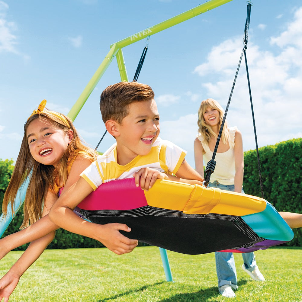 Spielgerät mit 3 Funktionen, 2 verschiedene Schaukelmodelle