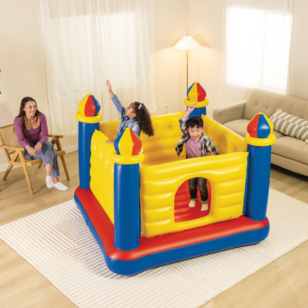 Hüpfburg im Schloss-Design "Jump-O-Lene Castle Bouncer" (175x 175x 135 cm)