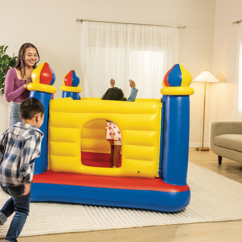 Hüpfburg im Schloss-Design "Jump-O-Lene Castle Bouncer" (175x 175x 135 cm)