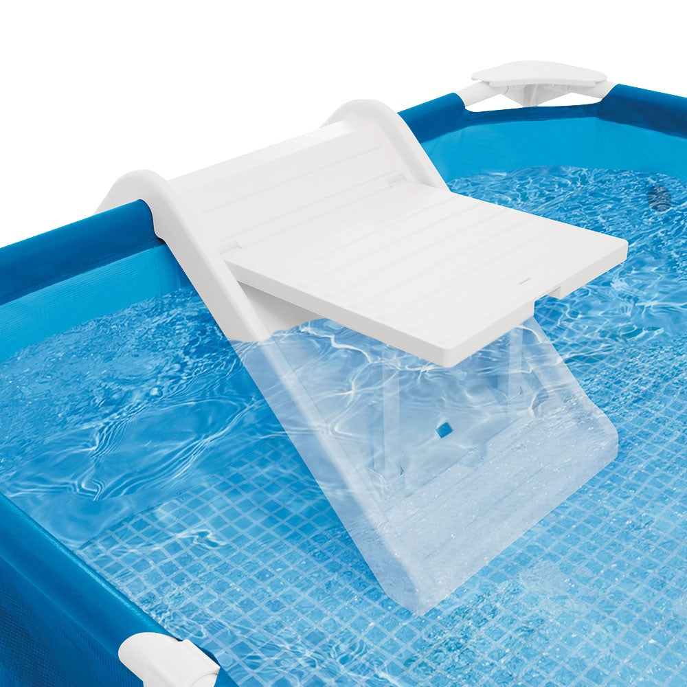 Haustier Frame-Pool, rechteckig, mit Rampe und 12V Pumpe