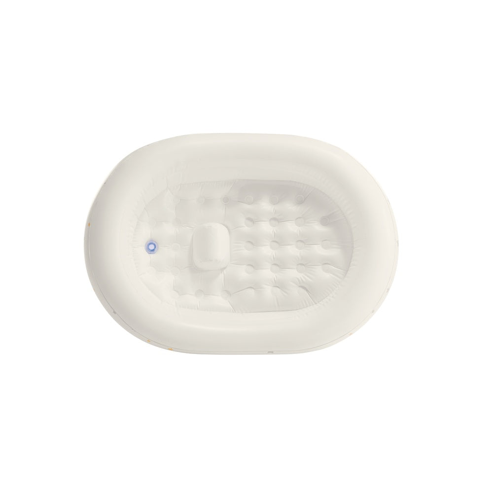 Aufblasbare Babybadewanne mit Handpumpe, 89 x 66 x 25 cm