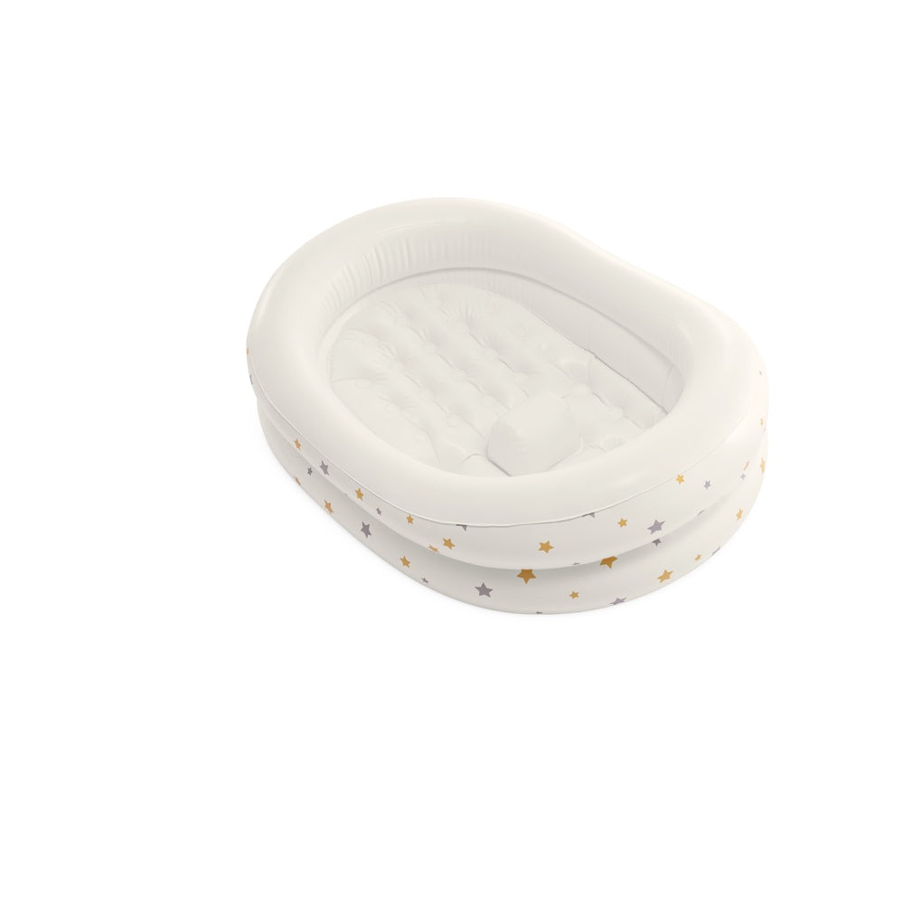 Aufblasbare Babybadewanne mit Handpumpe, 89 x 66 x 25 cm
