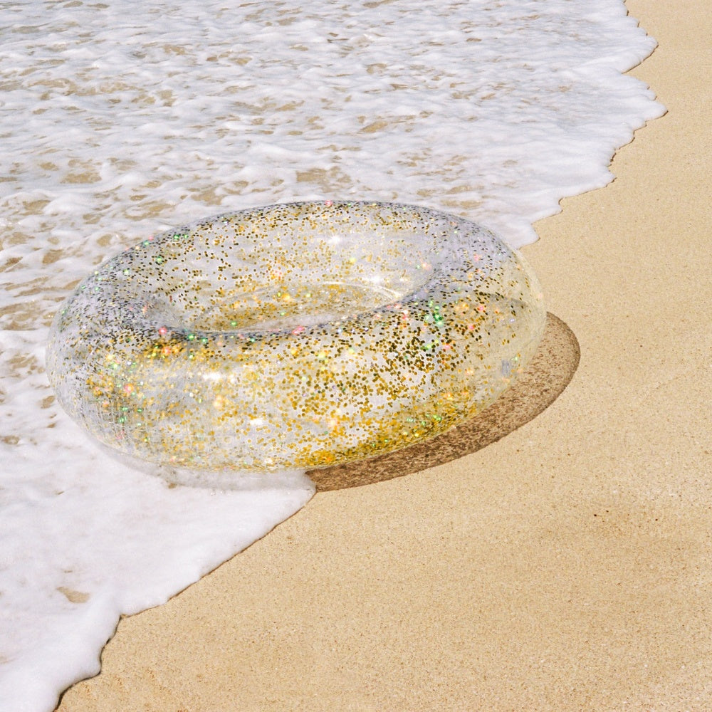 Glitter Schwimmreifen (Ø 1,19m) zufällige Farbe