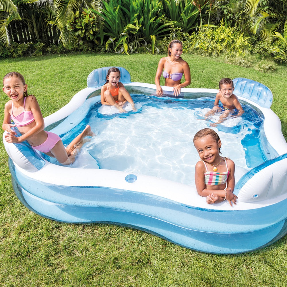 Familienpool "Family Lounge", mit 4 Sitzen, ab 3 Jahre, (2,29x2,29x0,66m)