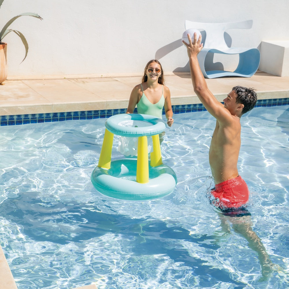 Wasserbasketball-Set "Floating Hoops" (67 x 55 cm)