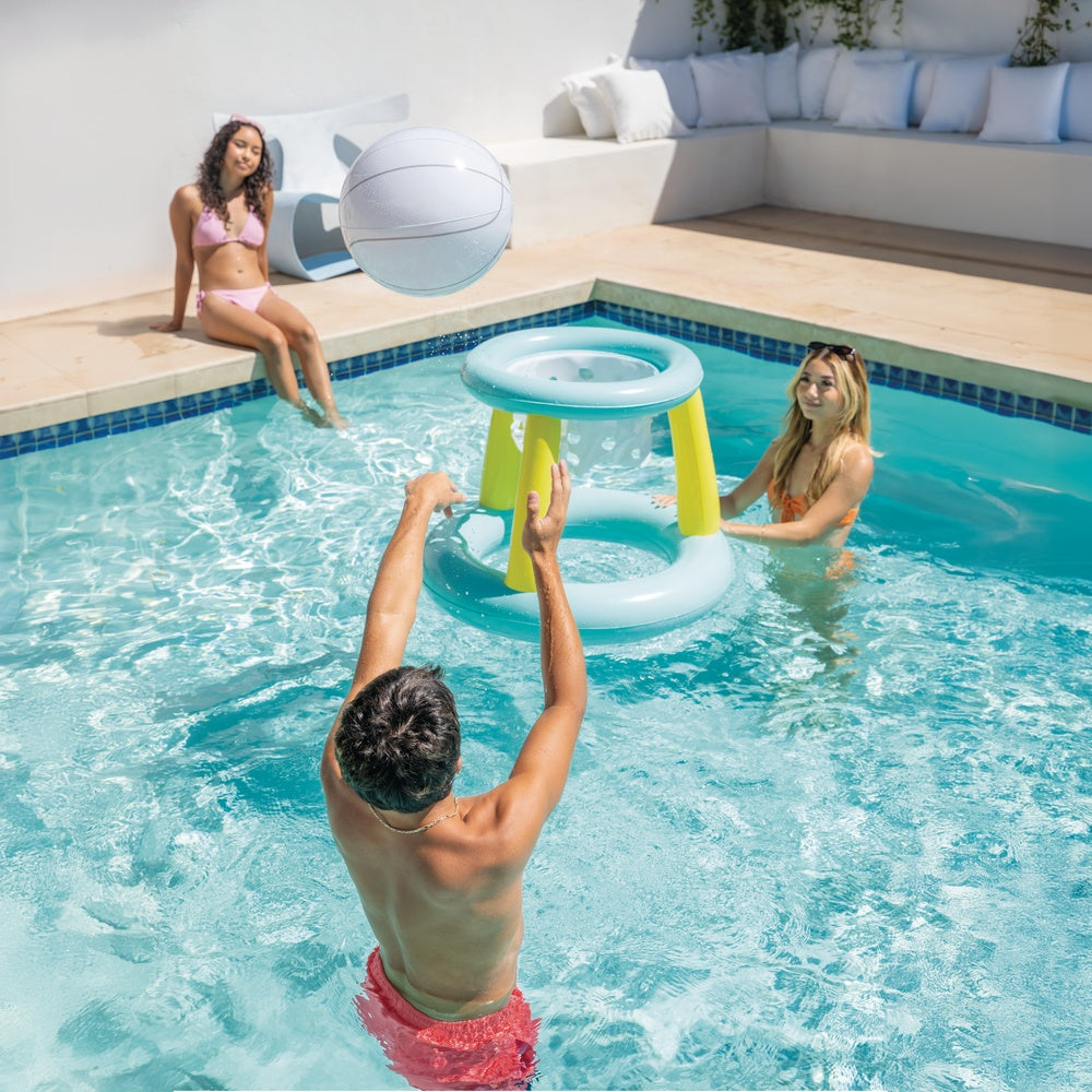 Wasserbasketball-Set "Floating Hoops" (67 x 55 cm)