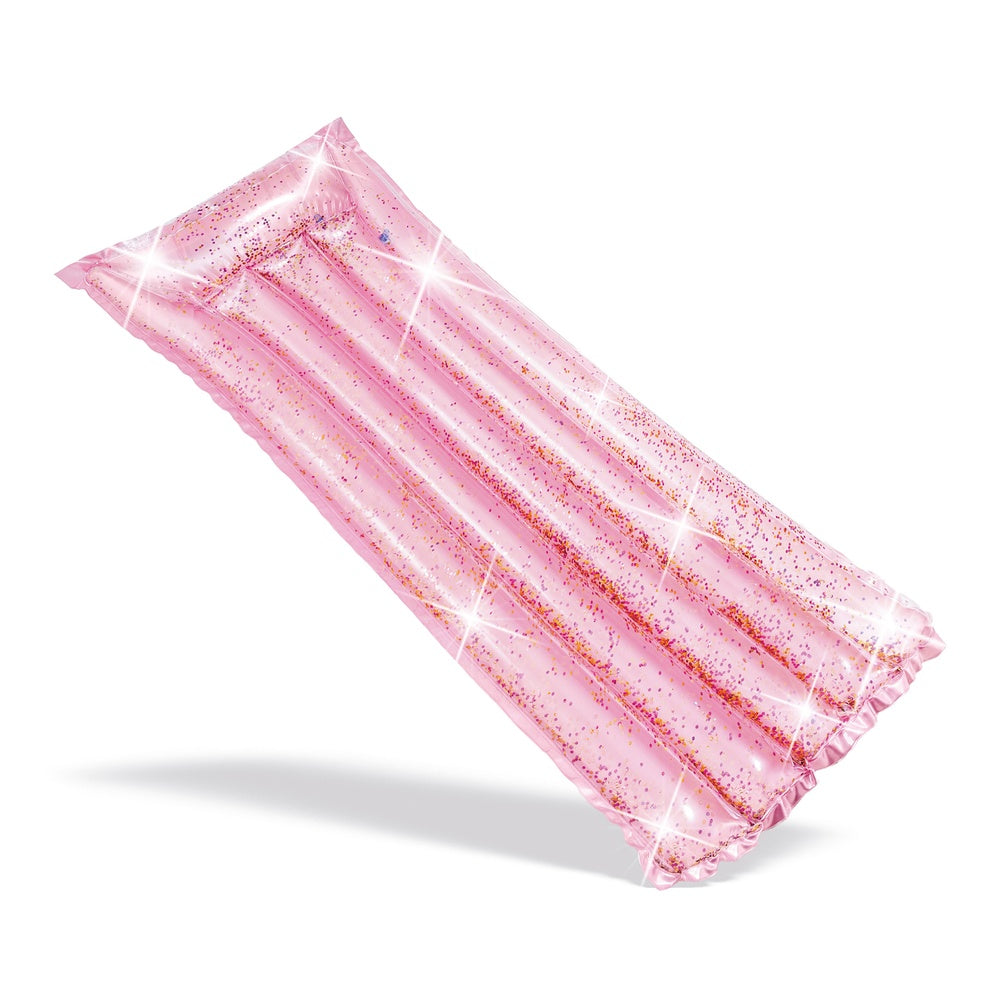 Pink Glitter Luftmatratze (170x53x15cm)