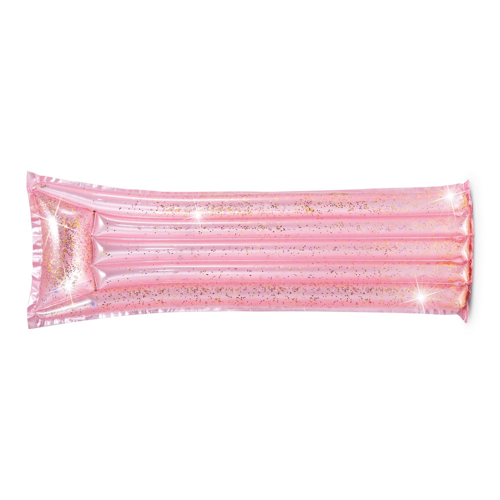 Pink Glitter Luftmatratze (170x53x15cm)