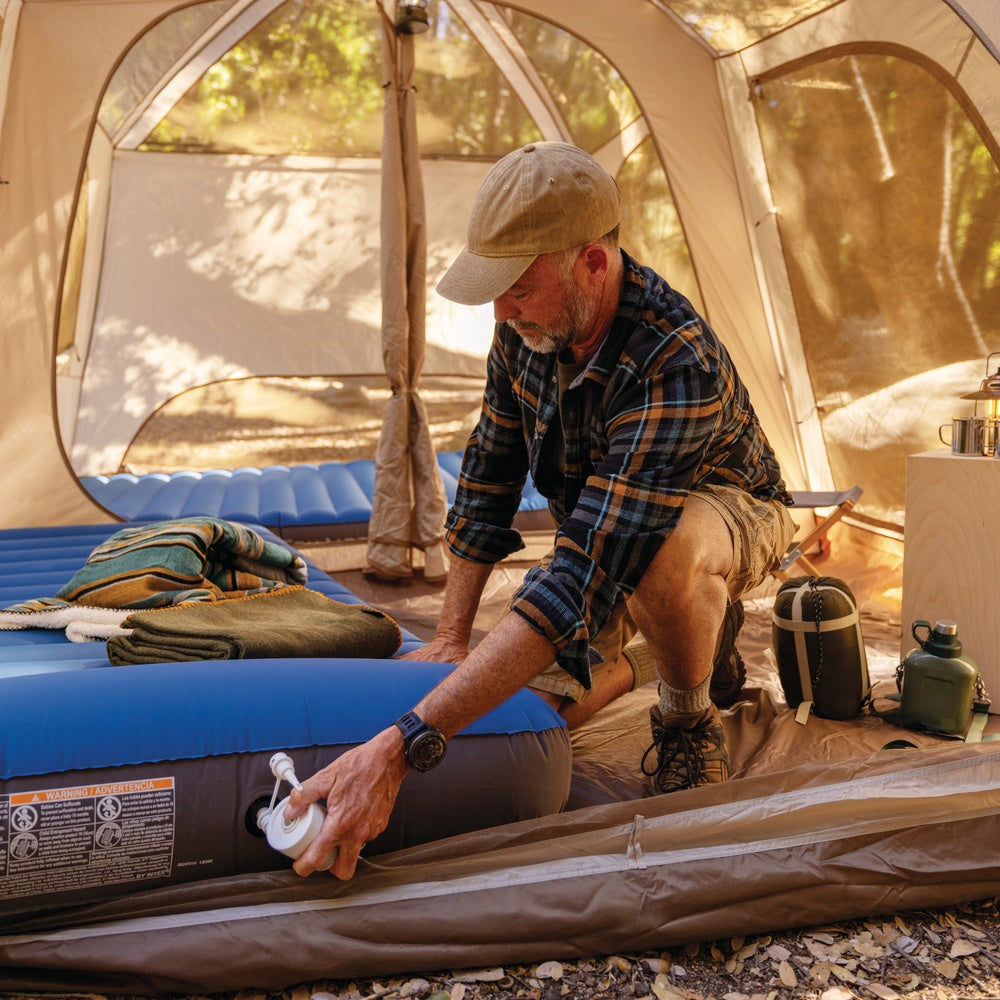 Camping Matratze Outdoor, 99x191x22cm, aus TPU, mit USB-Pumpe