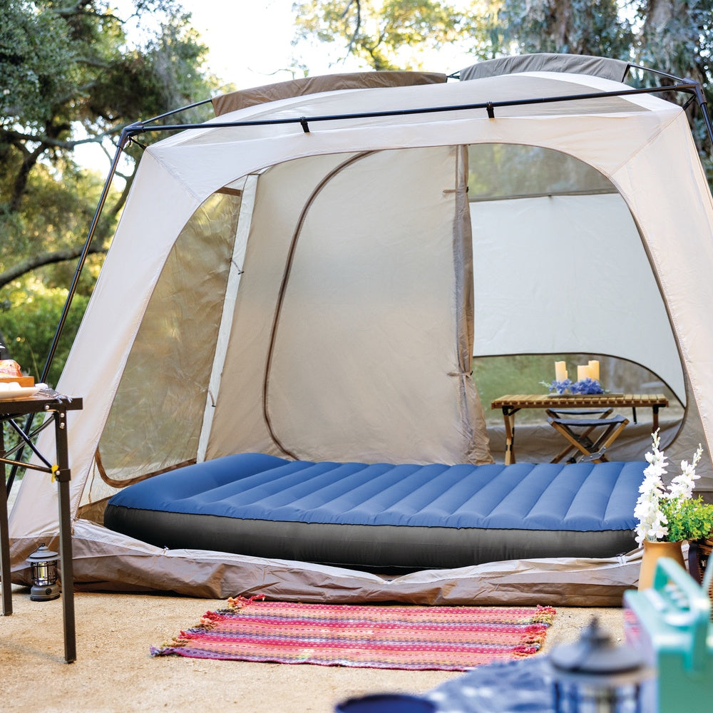 Camping Matratze Outdoor Queen aus TPU mit USB-Pumpe 2 Personen INTEX