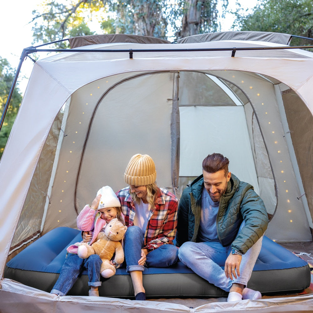 luftmatratzen zelt Camping Matratze Outdoor Queen aus TPU mit USB-Pumpe 2 Personen INTEX Size:27.5 x 2.8