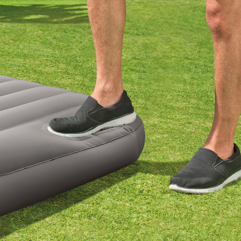 Luftbett Standard Downy, Full, mit Fußpumpe