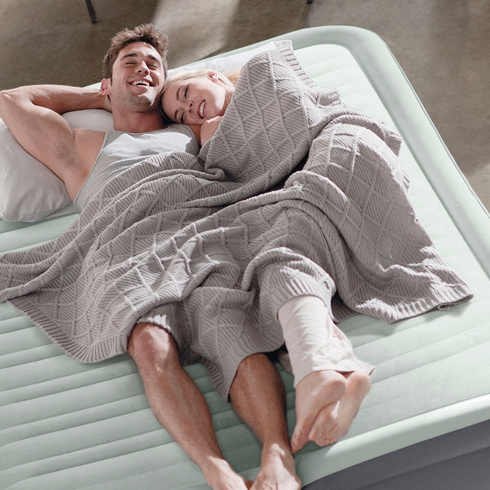 Luftbett Deluxe PremAire I, 137x191x46cm, mit doppellagiger Fiber-Tech Innenkonstruktion und FastFill Pumpe