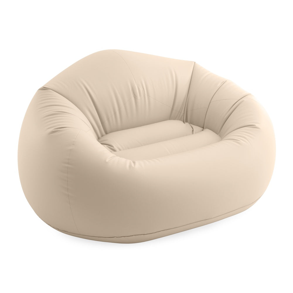 Sessel BeanlessBag creme, aufblasbar, 137x127x74cm