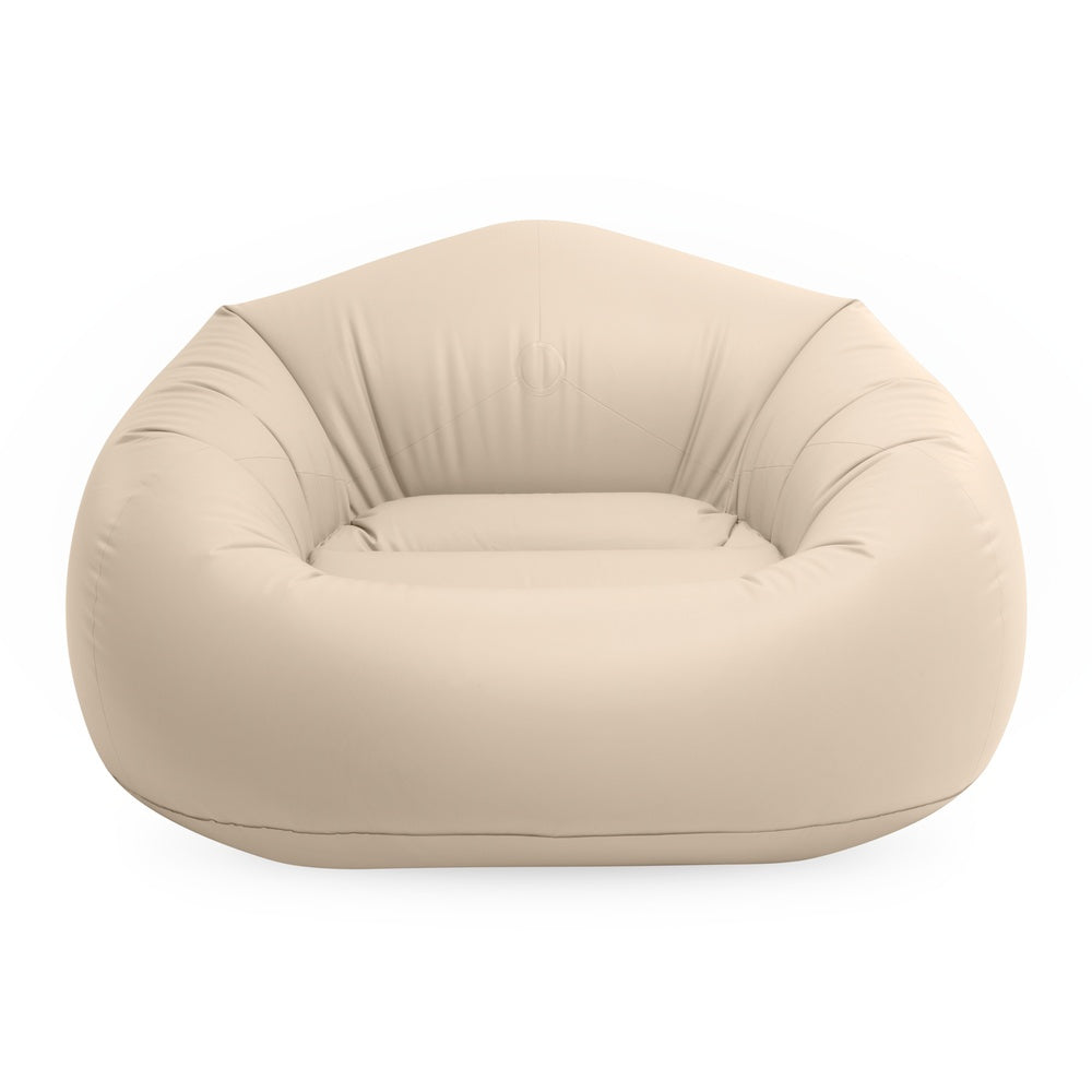 Sessel BeanlessBag creme, aufblasbar, 137x127x74cm