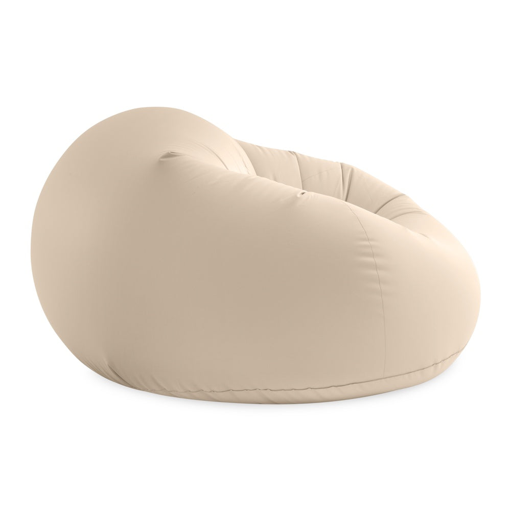 Sessel BeanlessBag creme, aufblasbar, 137x127x74cm