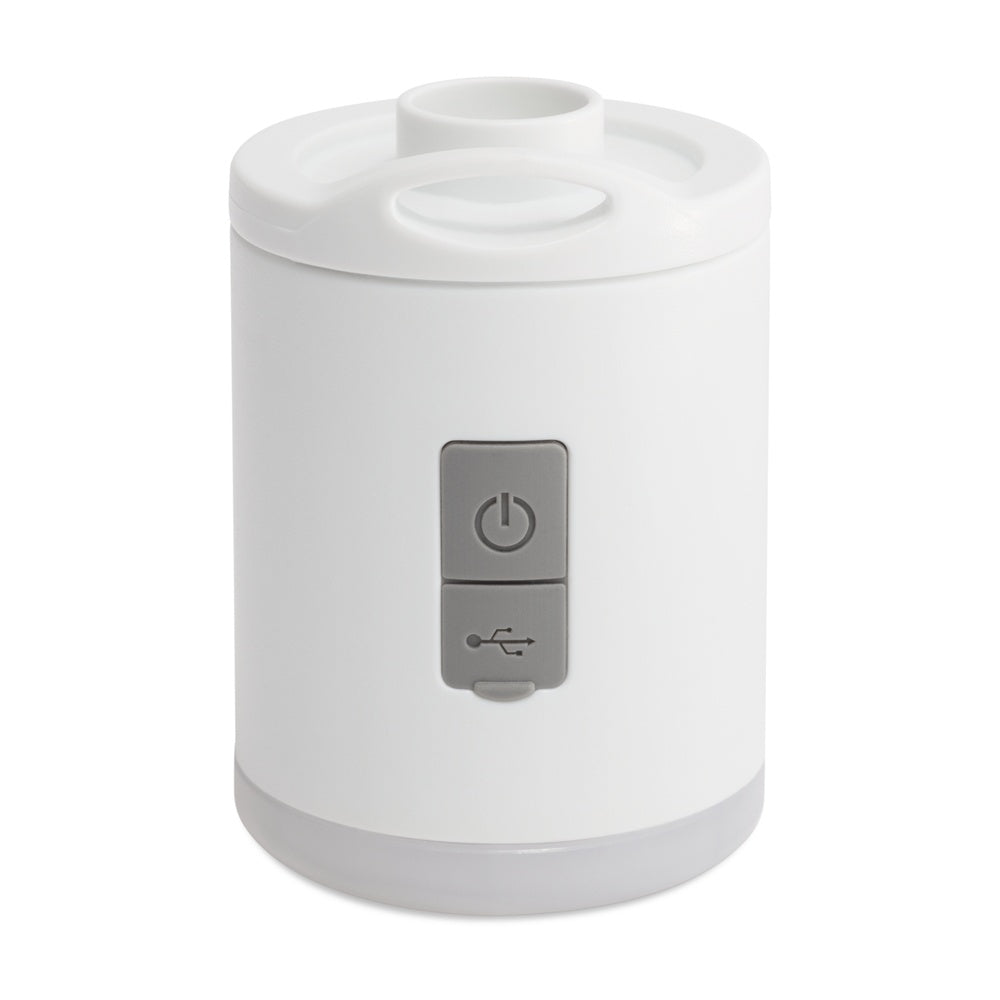 Elektrische Mini USB-Luftpumpe QuickFill USB200R mit Licht & Karabiner
