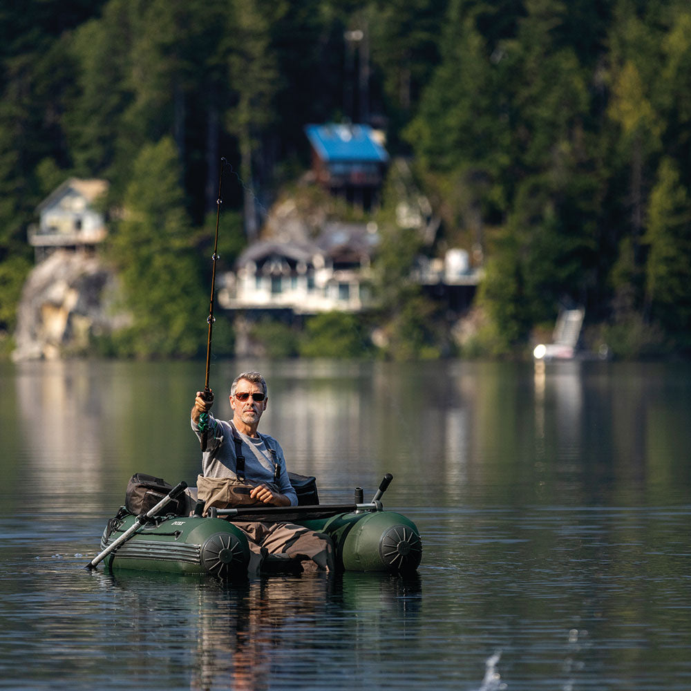 Anglerboot Big Catch Pro für 1 Person grün