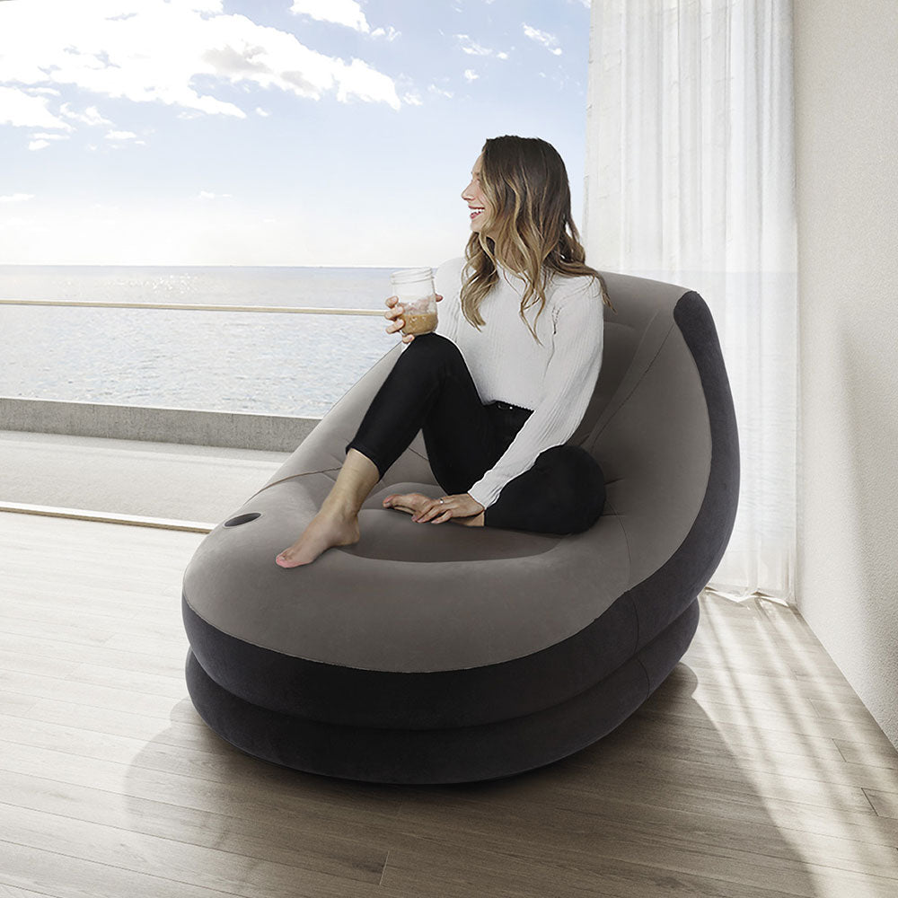 Sessel UltraLounge, 99x130x76cm, inkl. Ottomane 64x28cm